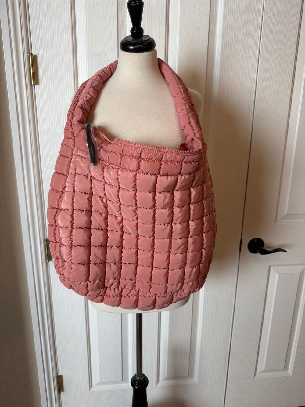 Fre people movement Quilted Pink Sling Tote Bag - Women